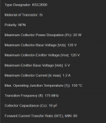 KSC2690 NPN specs.PNG KSC2690 NPN specs.PNG
