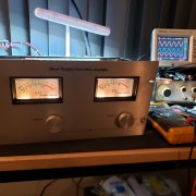 Amp on at 53V RMS full scale on Meters NO Loads.jpg